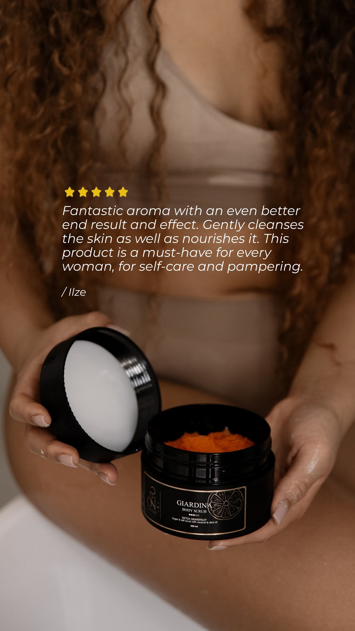 [en] Customer review of the Giardina body scrub