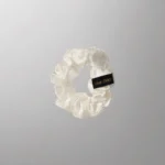 Zīda matu gumija (balta, izmērs L)