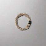 Zīda matu gumija (zeltaina, izmērs M)