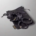 Zīda matu gumiju komplekts melnā krāsā