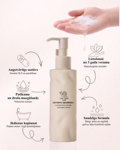 Šampūns ar kumelīšu un alvejas ekstraktiem (3+) - Image 2